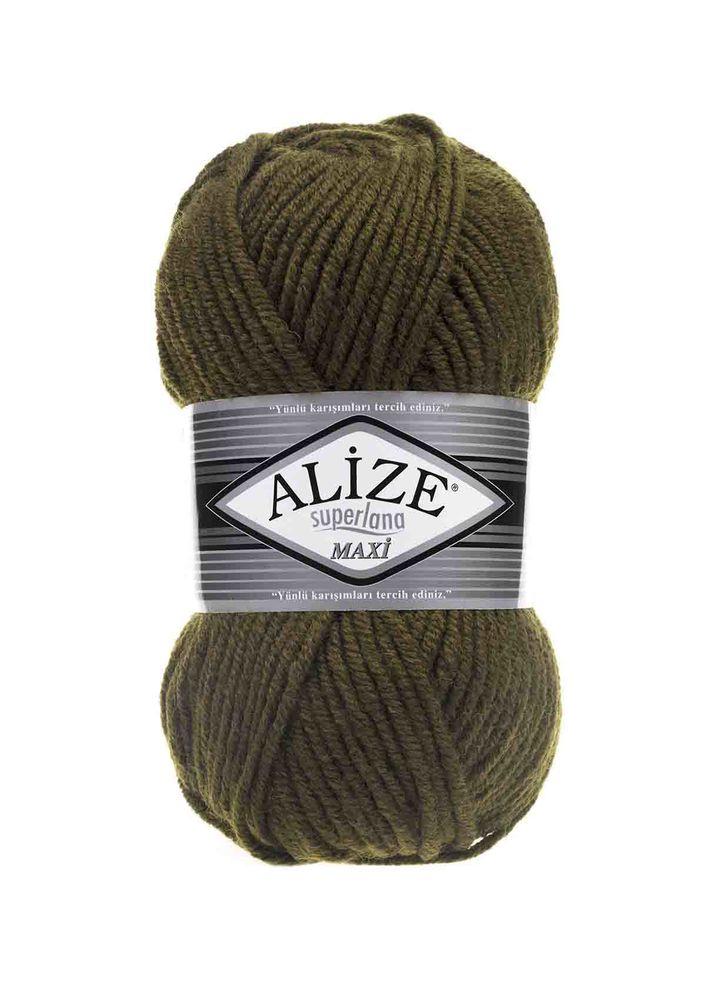 Alize Superlana Maxi El Örgü İpi Haki 214