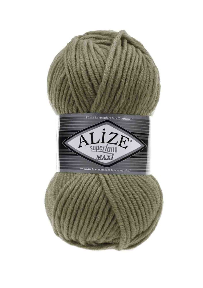 Alize Superlana Maxi El Örgü İpi Haki 345