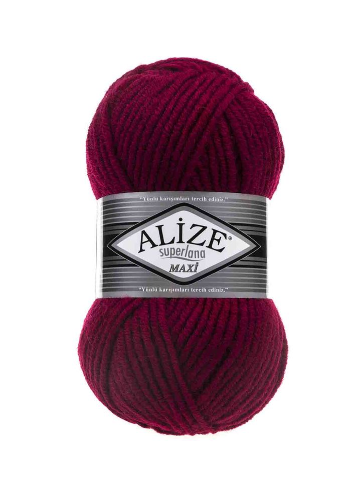 Alize Superlana Maxi El Örgü İpi Vişne 390