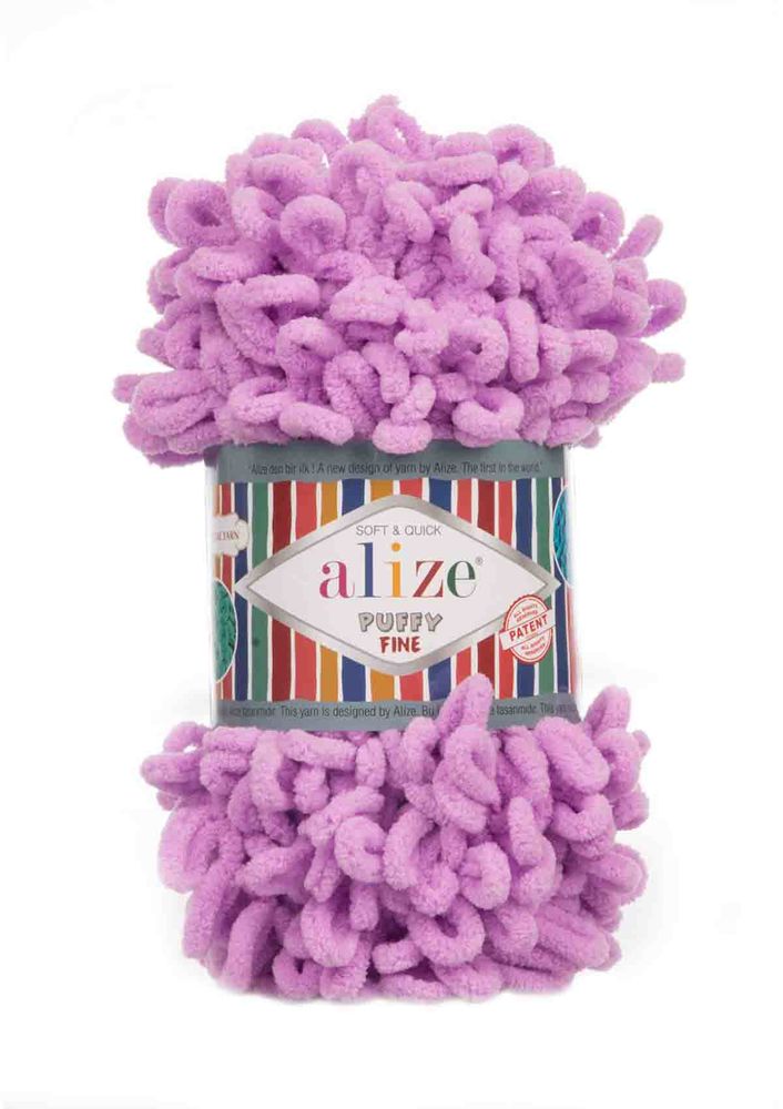 Alize Puffy Fine El Örgü İpi Orkide 378