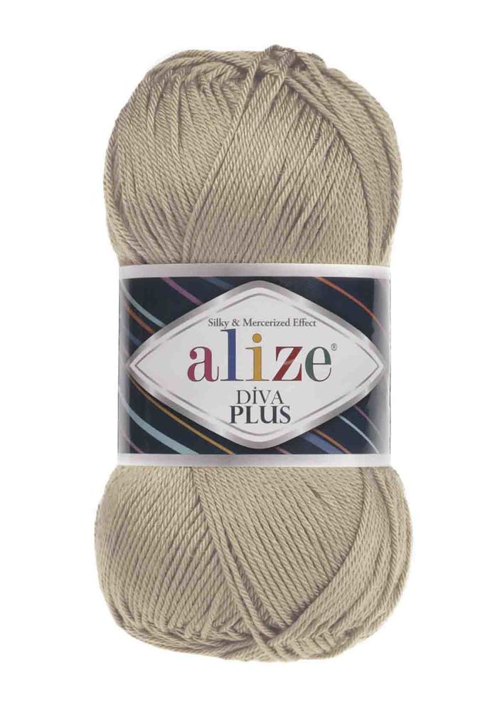 Alize Diva Plus El Örgü İpi Kahve Köpüğü 314