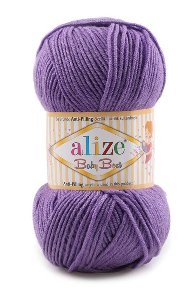 Alize Baby Best El Örgü İpi Menekşe 622