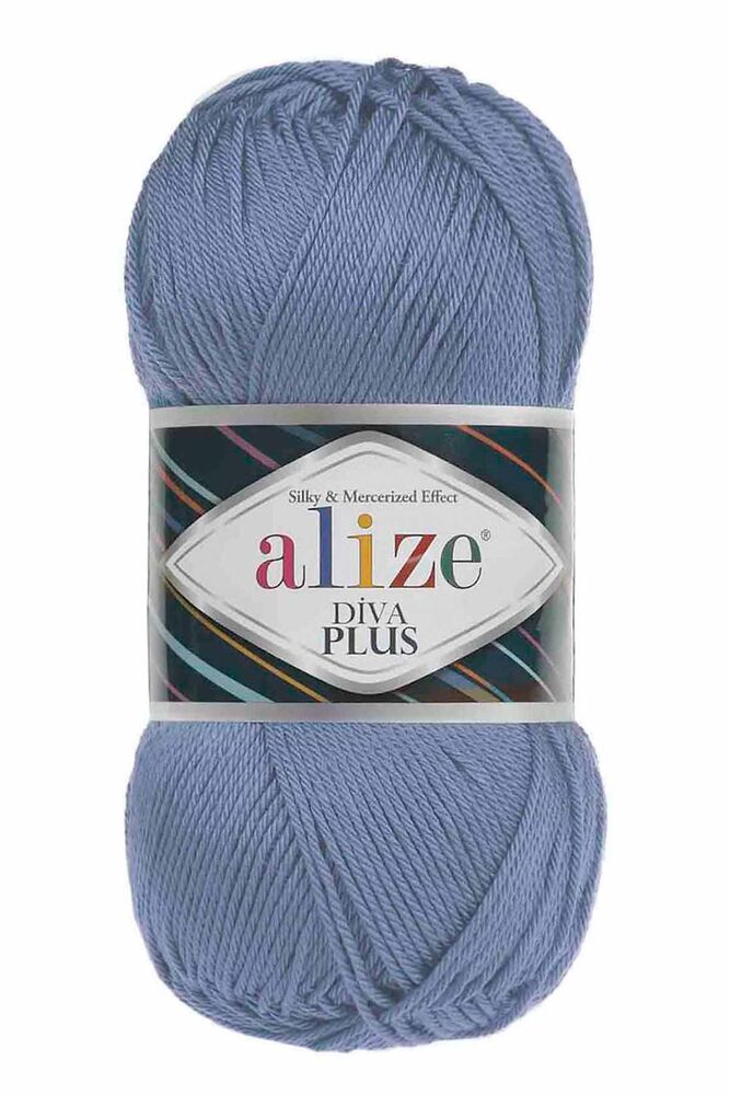 Alize Diva Plus El Örgü İpi Mavi 303