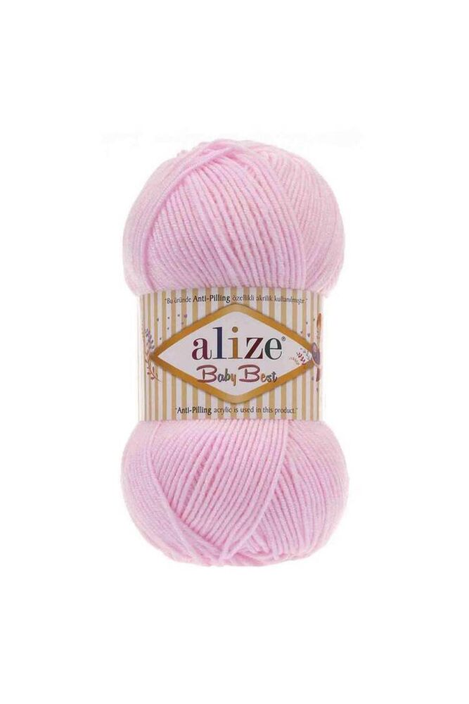 Alize Baby Best El Örgü İpi Toz Pembe 185