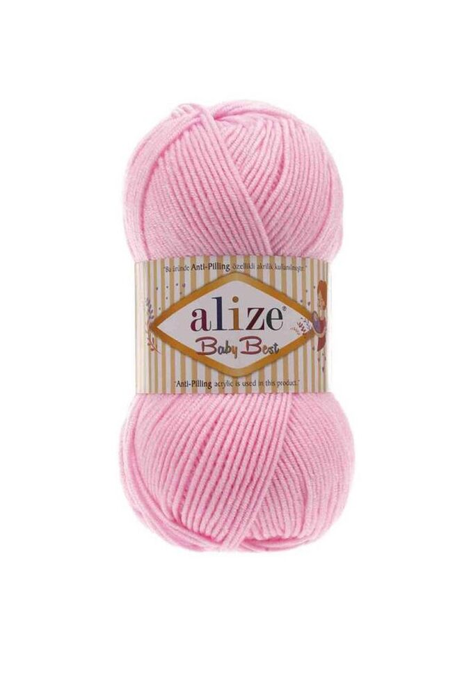 Alize Baby Best El Örgü İpi Açık Pembe 191