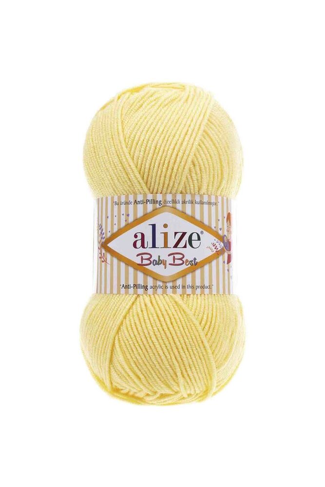 Alize Baby Best El Örgü İpi Açık Sarı 250