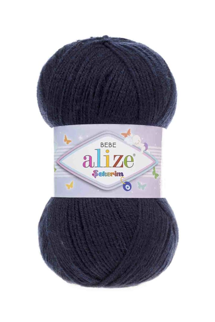 Alize Şekerim Bebe El Örgü İpi Lacivert 058