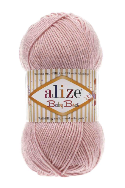 Alize Baby Best El Örgü İpi Pudra 161