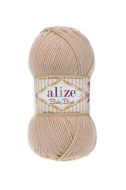 Alize Baby Best El Örgü İpi Pudra 382