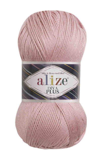 Alize Diva Plus El Örgü İpi Pudra 556
