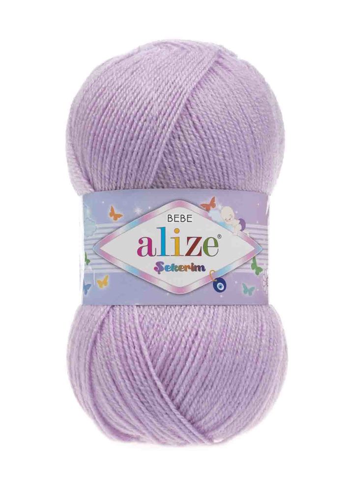 Alize Şekerim Bebe El Örgü İpi Lila 027