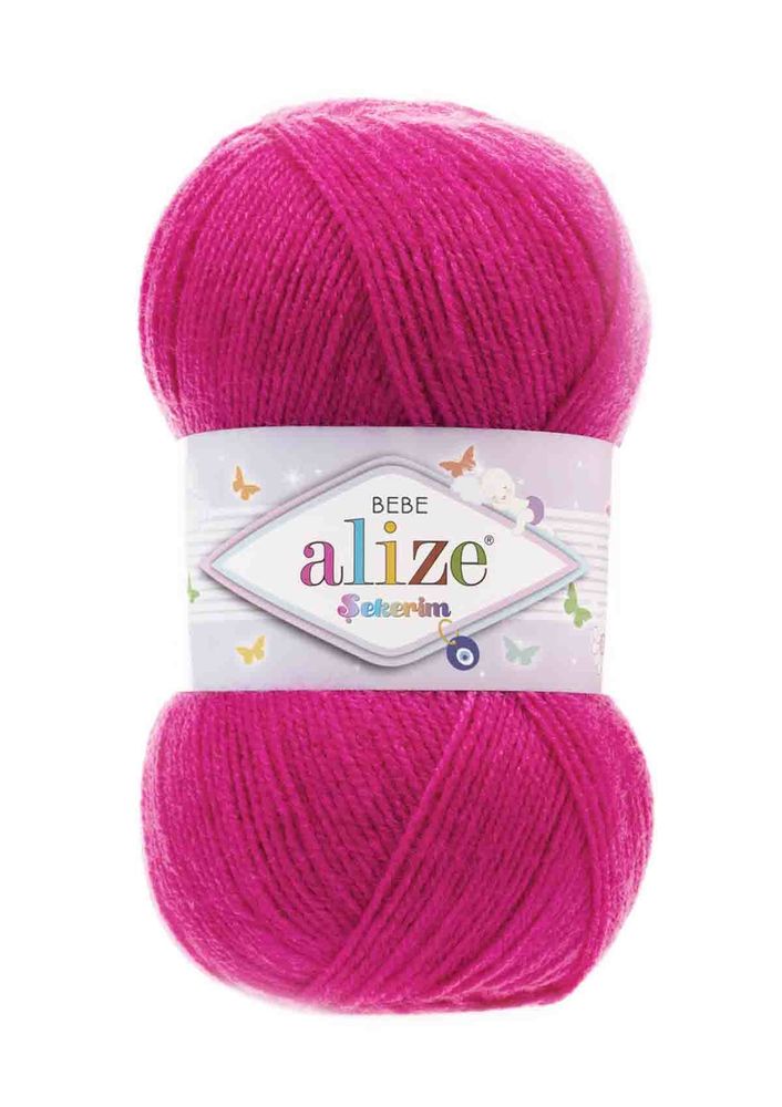 Alize Şekerim Bebe El Örgü İpi Fuşya 149