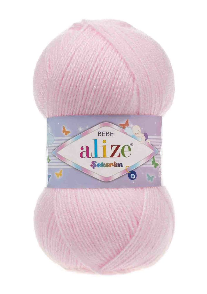 Alize Şekerim Bebe El Örgü İpi Pudra Pembe 184