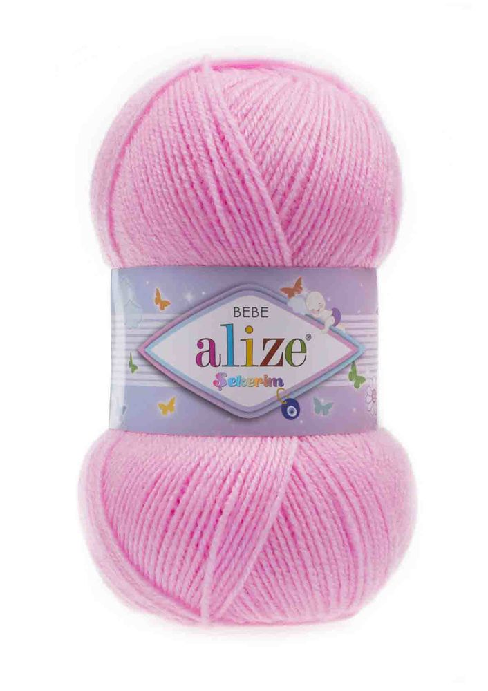 Alize Şekerim Bebe El Örgü İpi Pembe 191