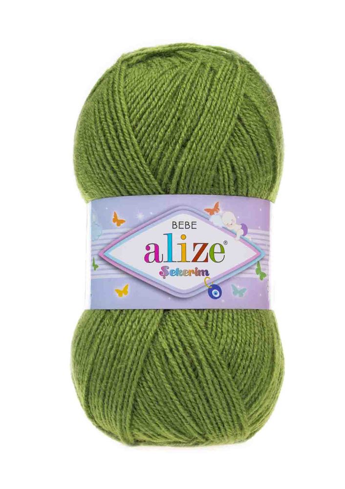 Alize Şekerim Bebe El Örgü İpi Yeşil 210