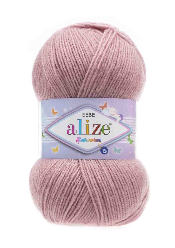 Alize Şekerim Bebe El Örgü İpi Koyu Pudra 315