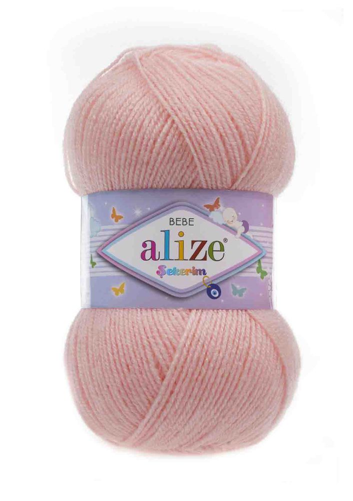 Alize Şekerim Bebe El Örgü İpi Şeftali 517