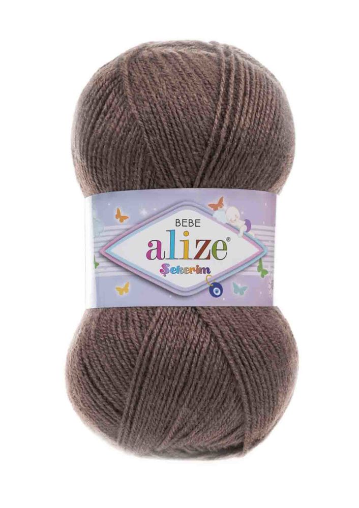 Alize Şekerim Bebe El Örgü İpi Kahverengi 534