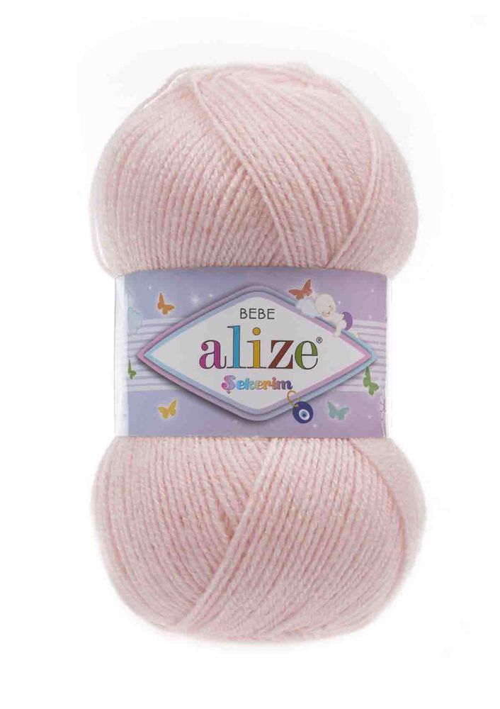 Alize Şekerim Bebe El Örgü İpi Pudra 556