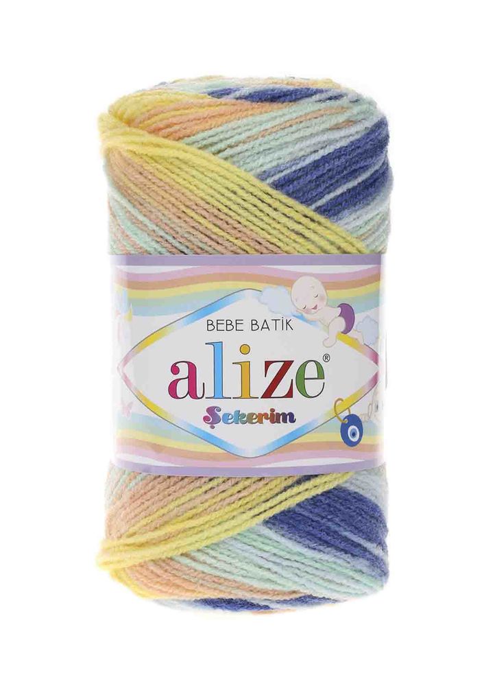 Alize Şekerim Batik El Örgü İpi 6539