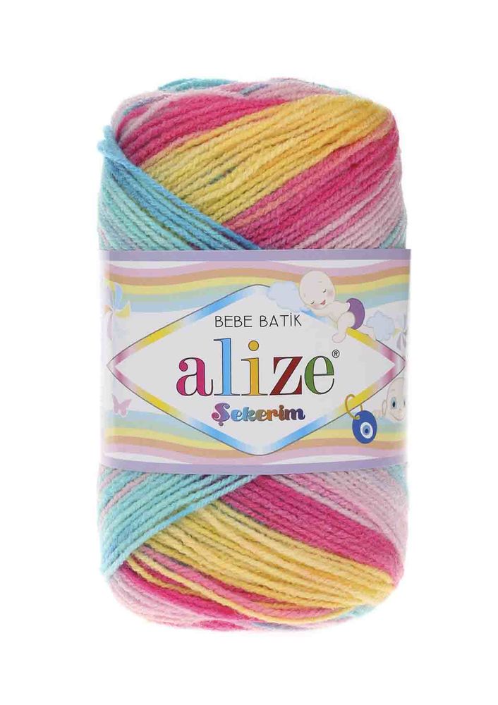 Alize Şekerim Batik El Örgü İpi 6550