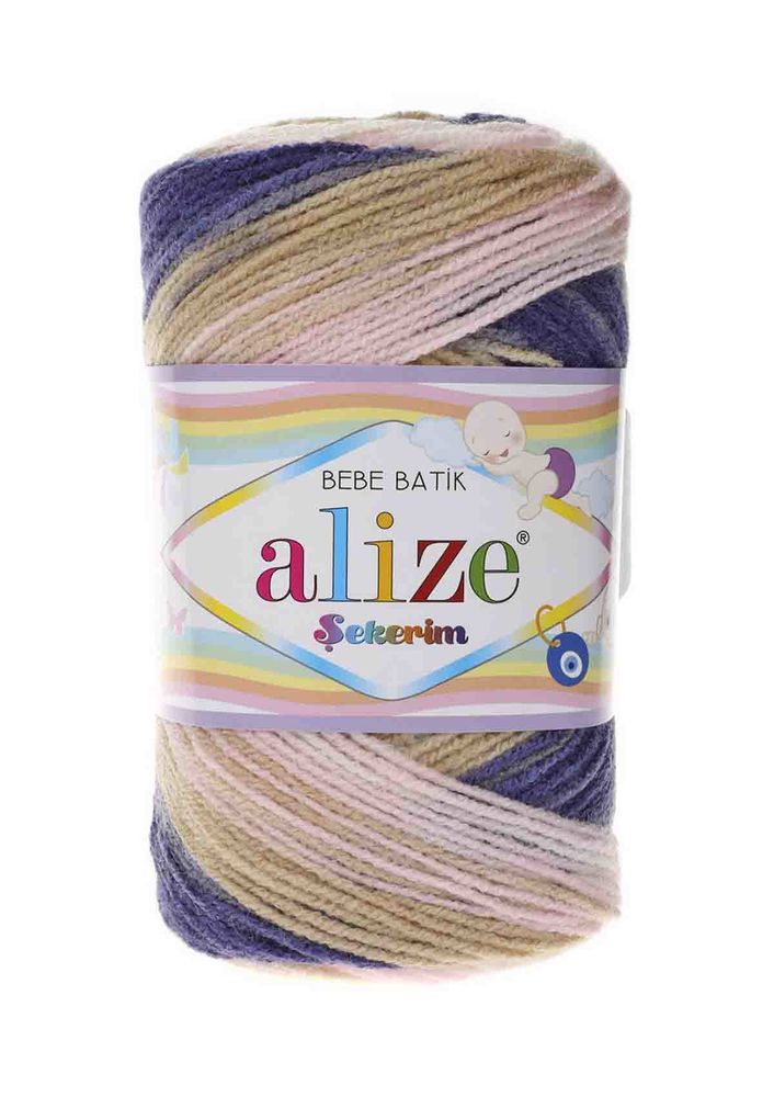 Alize Şekerim Batik El Örgü İpi 6619