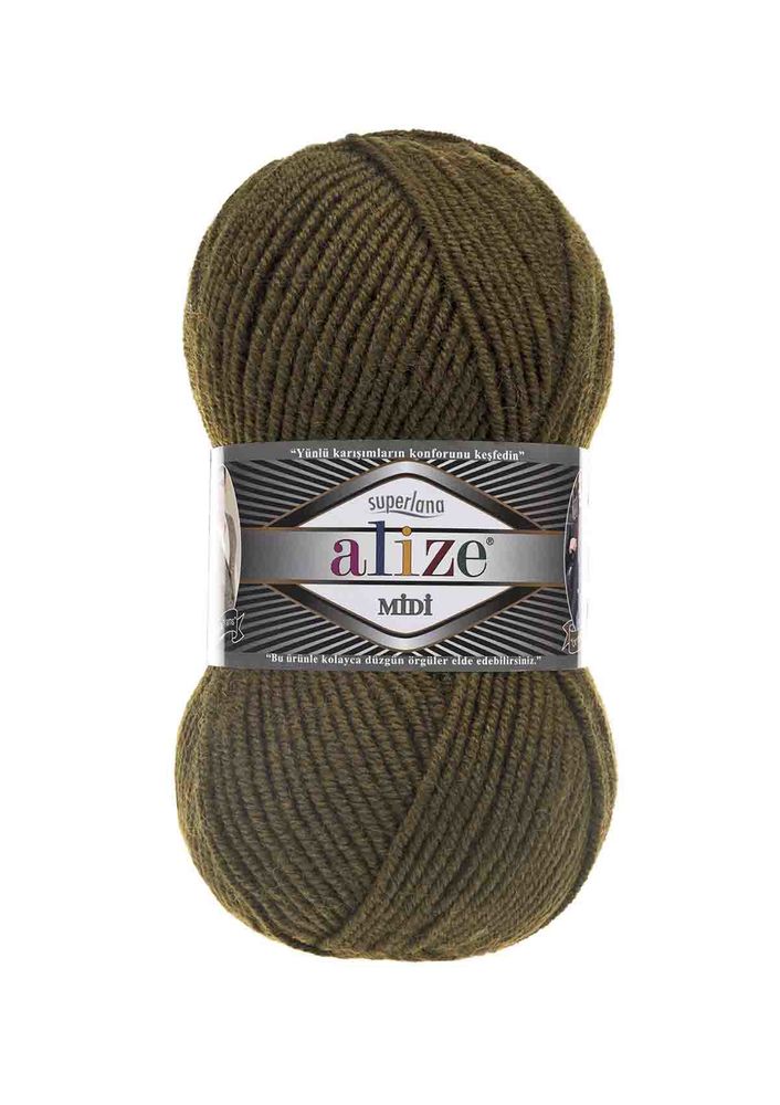 Alize Superlana Midi El Örgü İpi Haki 214