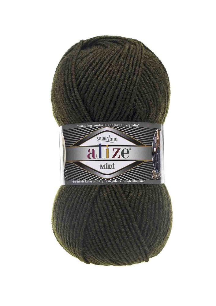 Alize Superlana Midi El Örgü İpi Koyu Orman 241