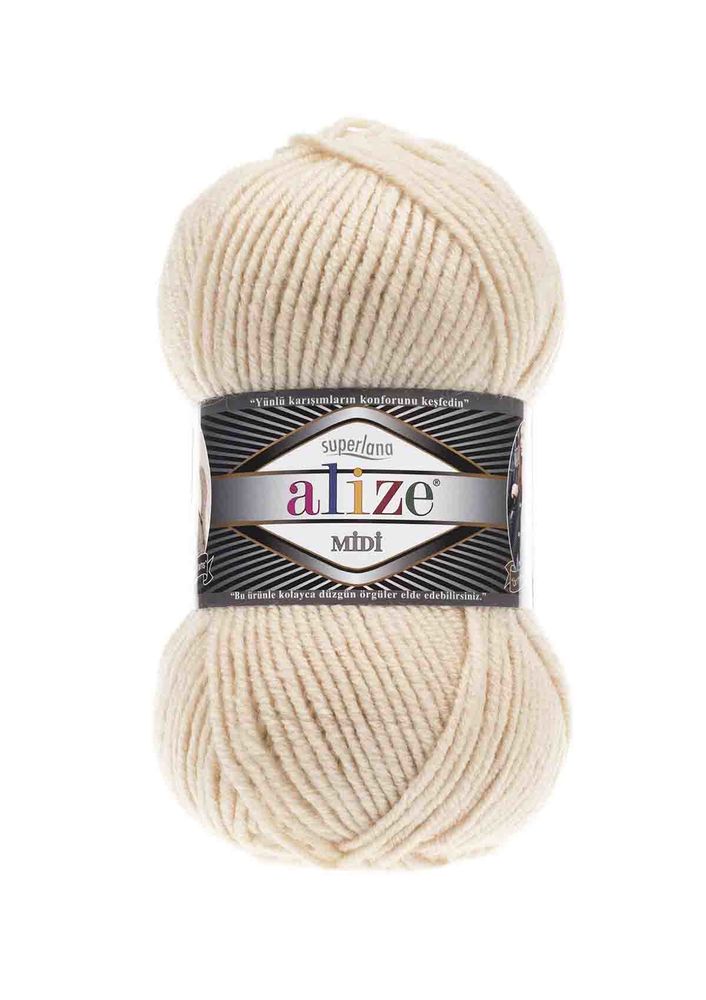 Alize Superlana Midi El Örgü İpi Bal Köpüğü 310