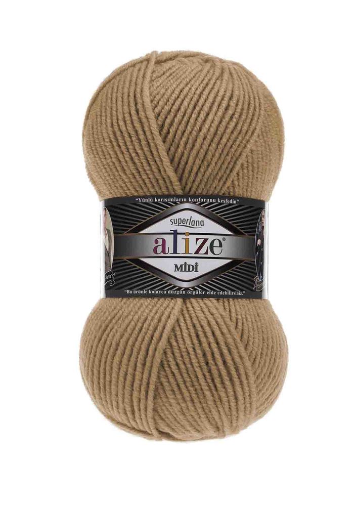 Alize Superlana Midi El Örgü İpi Deve Tüyü 499