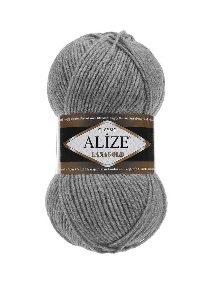 Alize Lanagold El Örgü İpi Gri Melanj 021