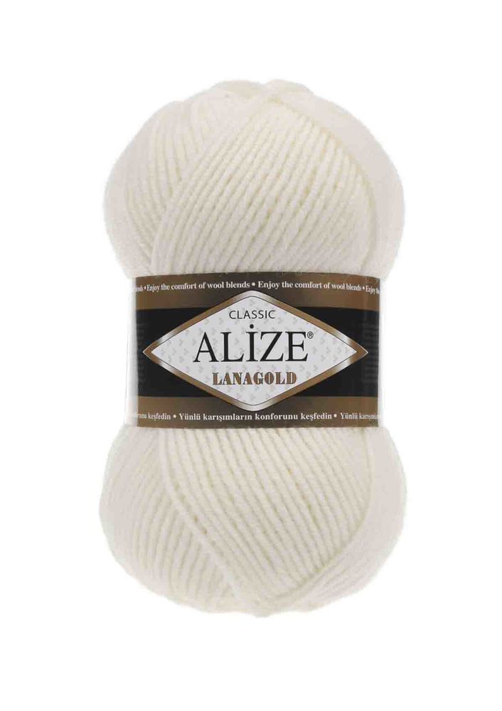 Alize Lanagold El Örgü İpi Açık Krem 062