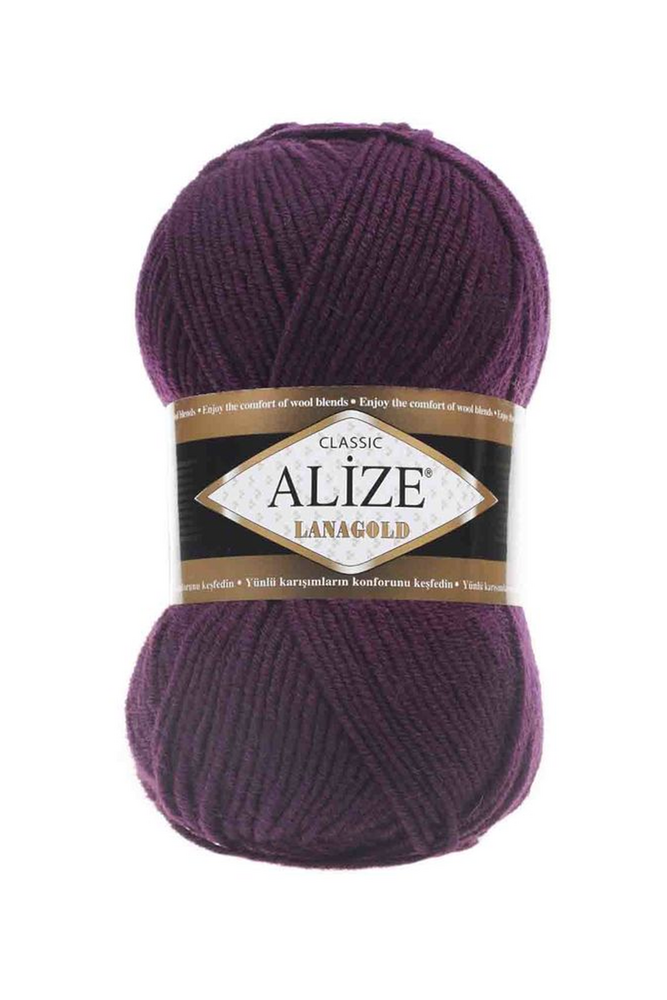 Alize Lanagold El Örgü İpi Mürdüm 111