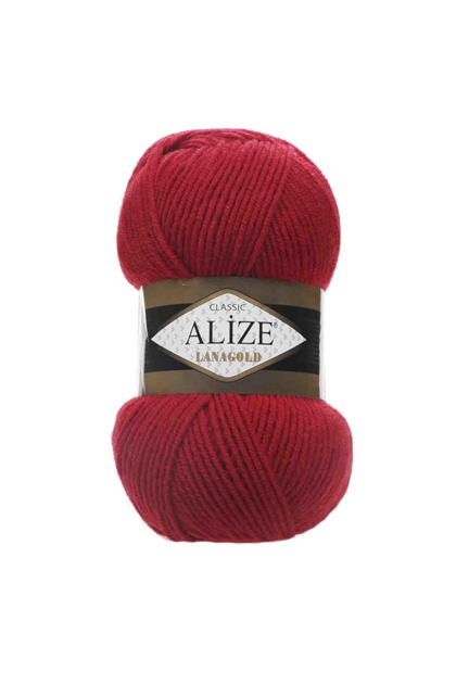 Alize Lanagold El Örgü İpi Kırmızı 056