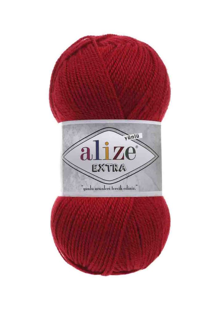 Alize Extra El Örgü İpi Koyu Kırmızı 106