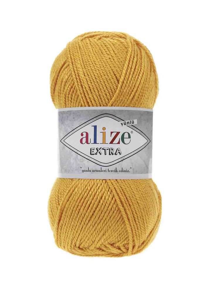 Alize Extra El Örgü İpi Koyu Sarı 488