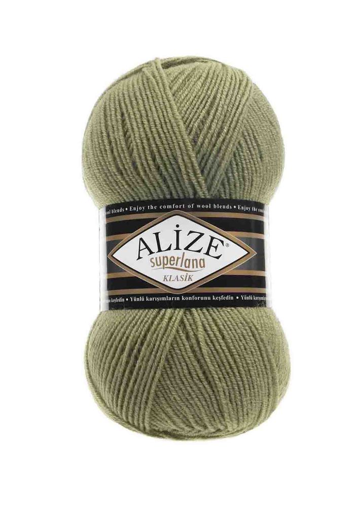 Alize Superlana Klasik El Örgü İpi Yeşil 100