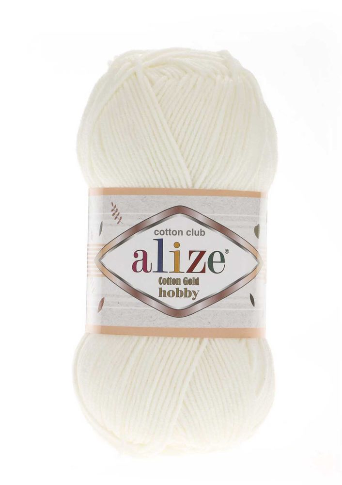 Alize Cotton Gold Hobby El Örgü İpi 50 gr Açık Krem 062