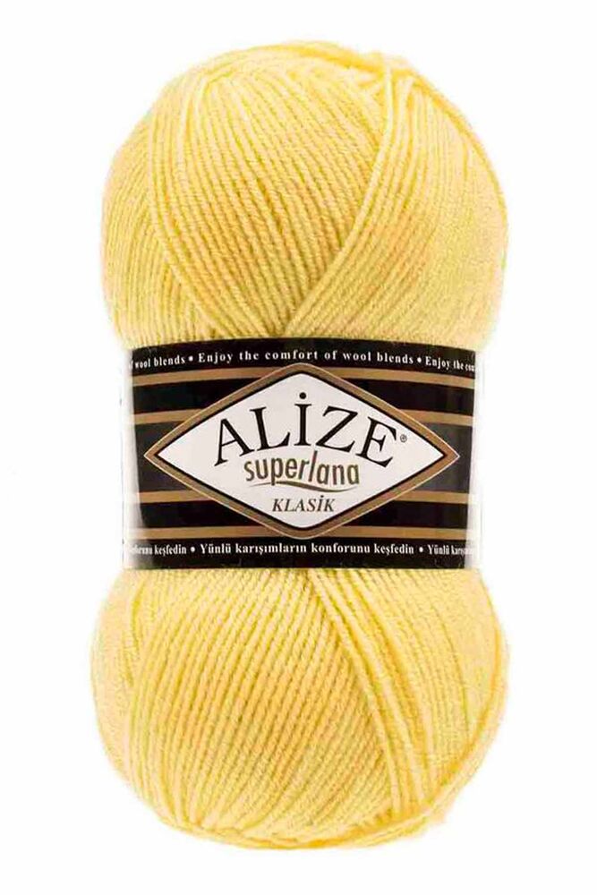 Alize Superlana Klasik El Örgü İpi Sarı 187