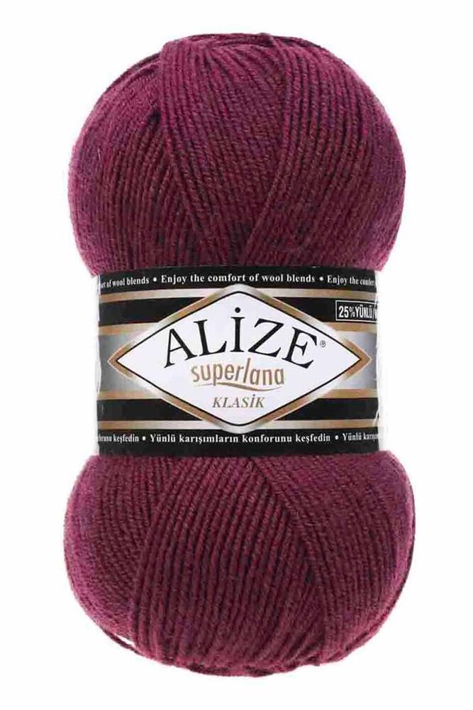 Alize Superlana Klasik El Örgü İpi Mürdüm 307