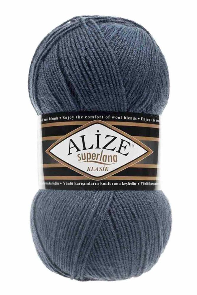 Alize Superlana Klasik El Örgü İpi Mavi 381