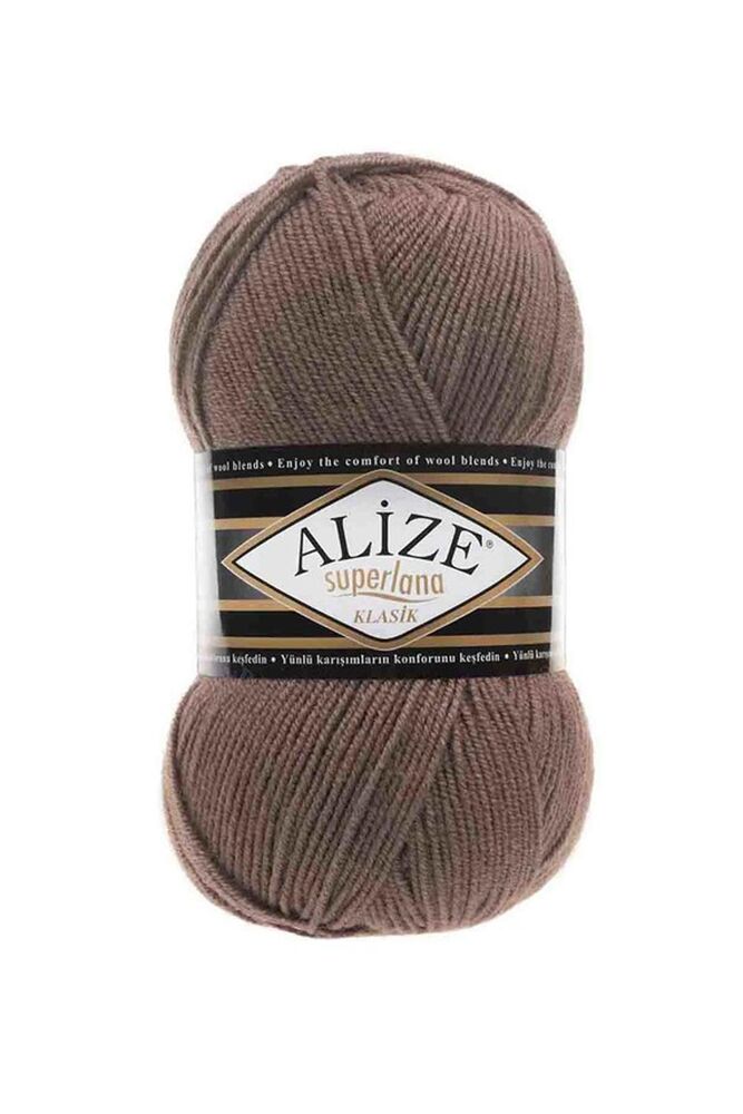 Alize Superlana Klasik El Örgü İpi Kahverengi 026