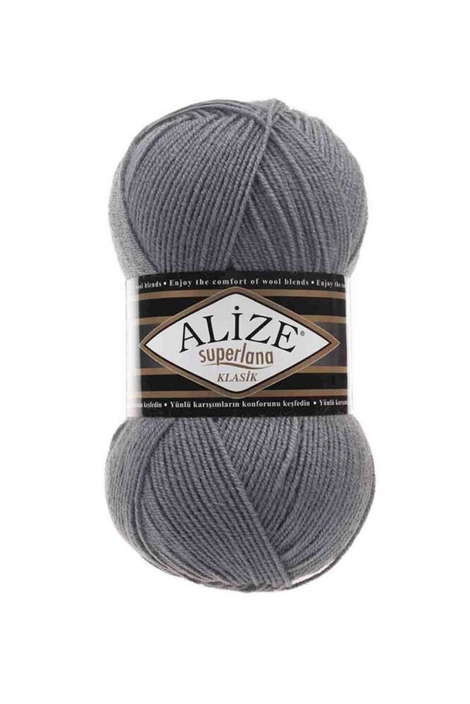 Alize Superlana Klasik El Örgü İpi Kömür Grisi 087