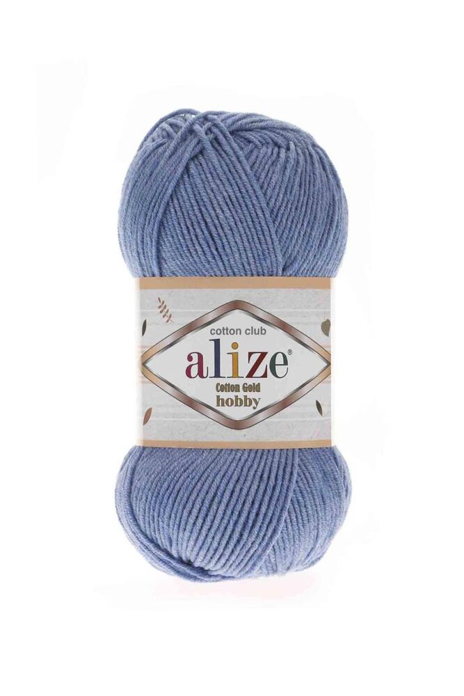 Alize Cotton Gold Hobby El Örgü İpi 50 gr Mavi Melanj 374