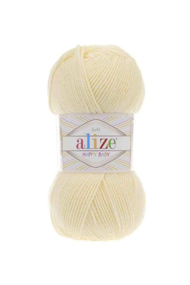 Alize Happy Baby El Örgü İpi Krem 001