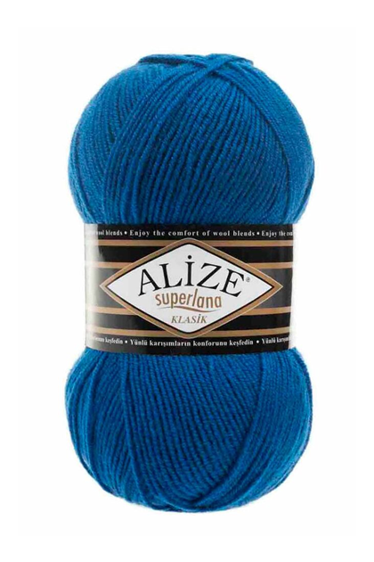 Alize Superlana Klasik El Örgü İpi Saks 141