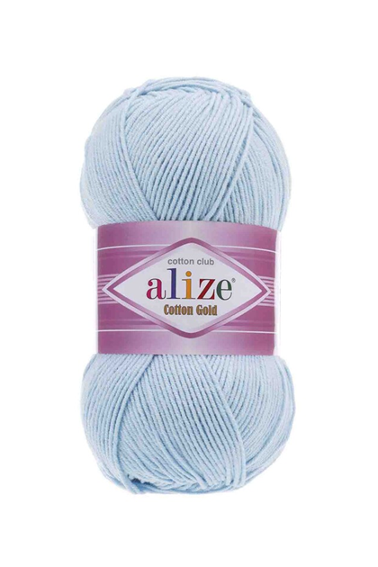 Alize Cotton Gold El Örgü İpi Kristal Mavi 513