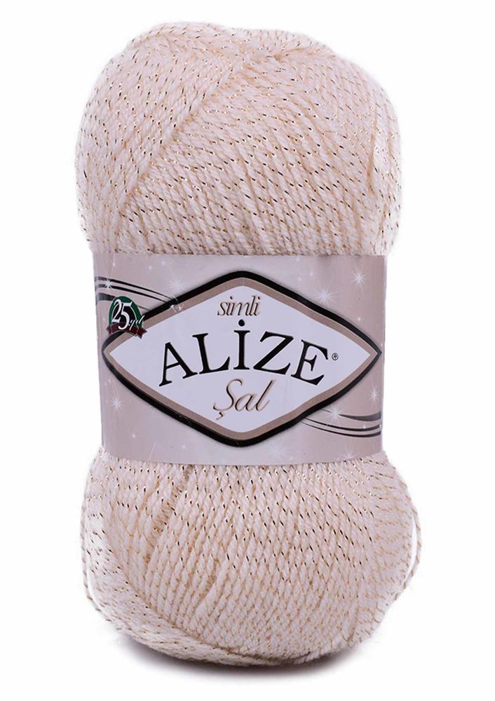Alize Şal Sim El Örgü İpi Krem 0104