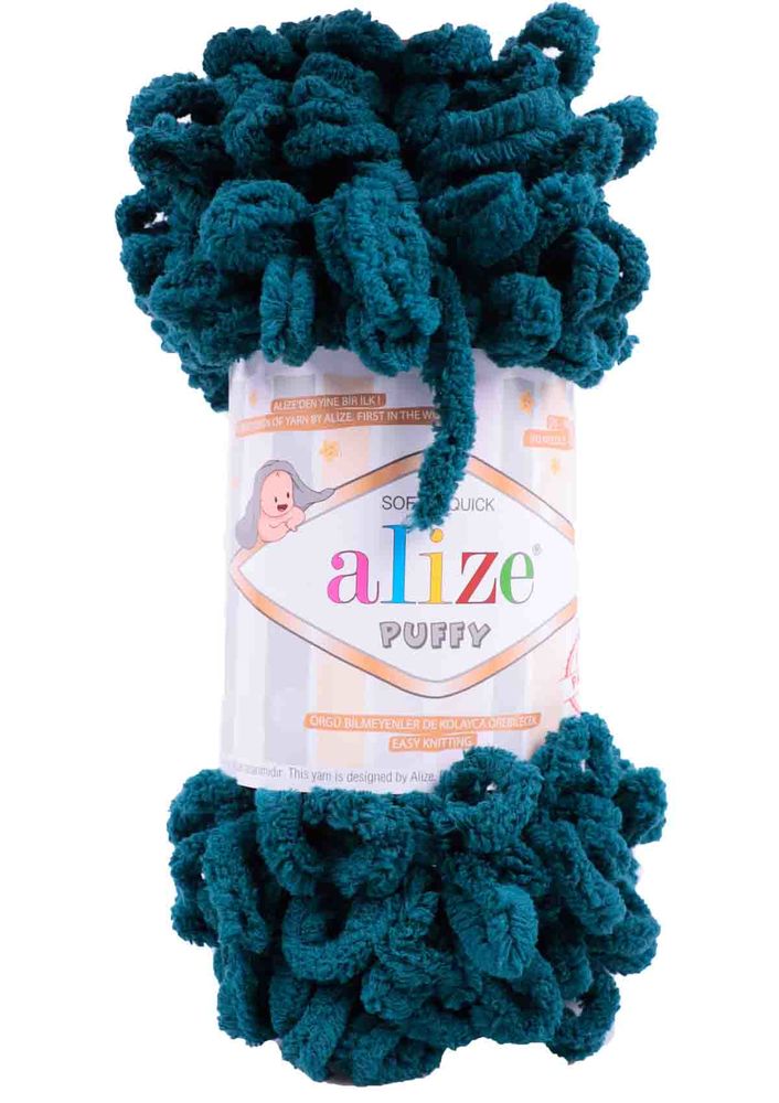 Alize Puffy El Örgü İpi Zümrüt 426