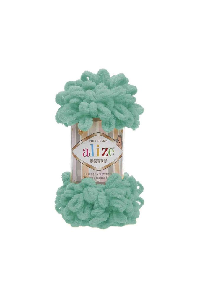 Alize Puffy El Örgü İpi Mint 490
